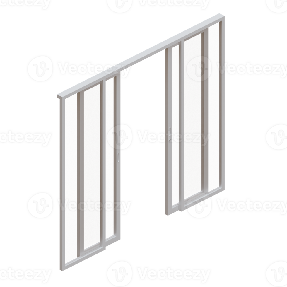 Window 3d Render Design Element png