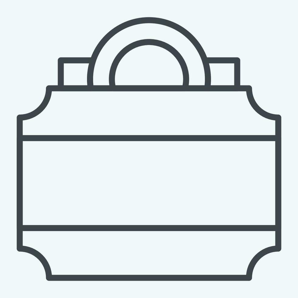 Icon Lightbox. related to Theatre Gradient symbol. line style. simple design editable. simple illustration vector