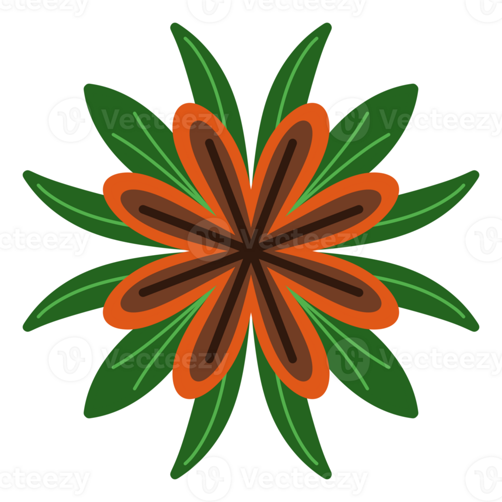 Aesthetic Leaf Flower png