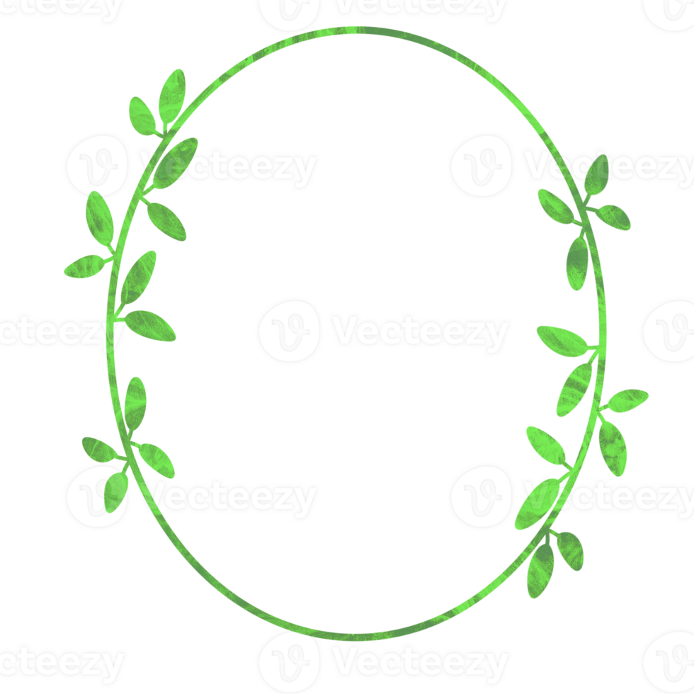 Leaf Frame Aesthetic png