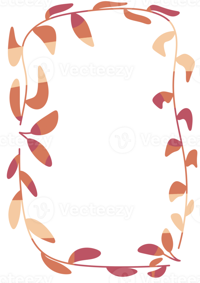 Leaf Frame Aesthetic png