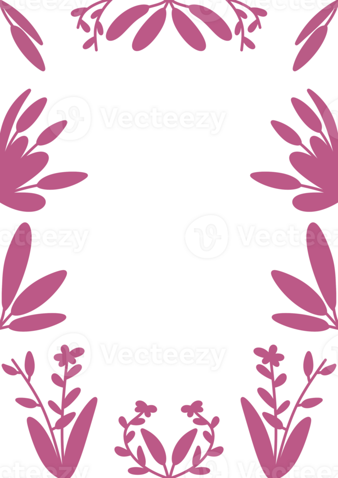 Leaf Frame Aesthetic png