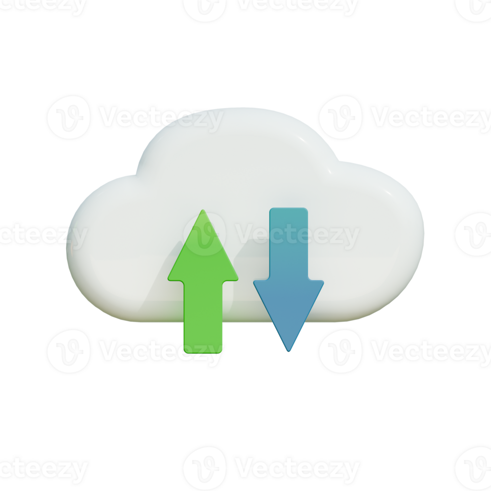 3d icon share cloud png