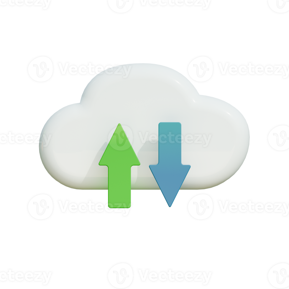 3d icon share cloud png