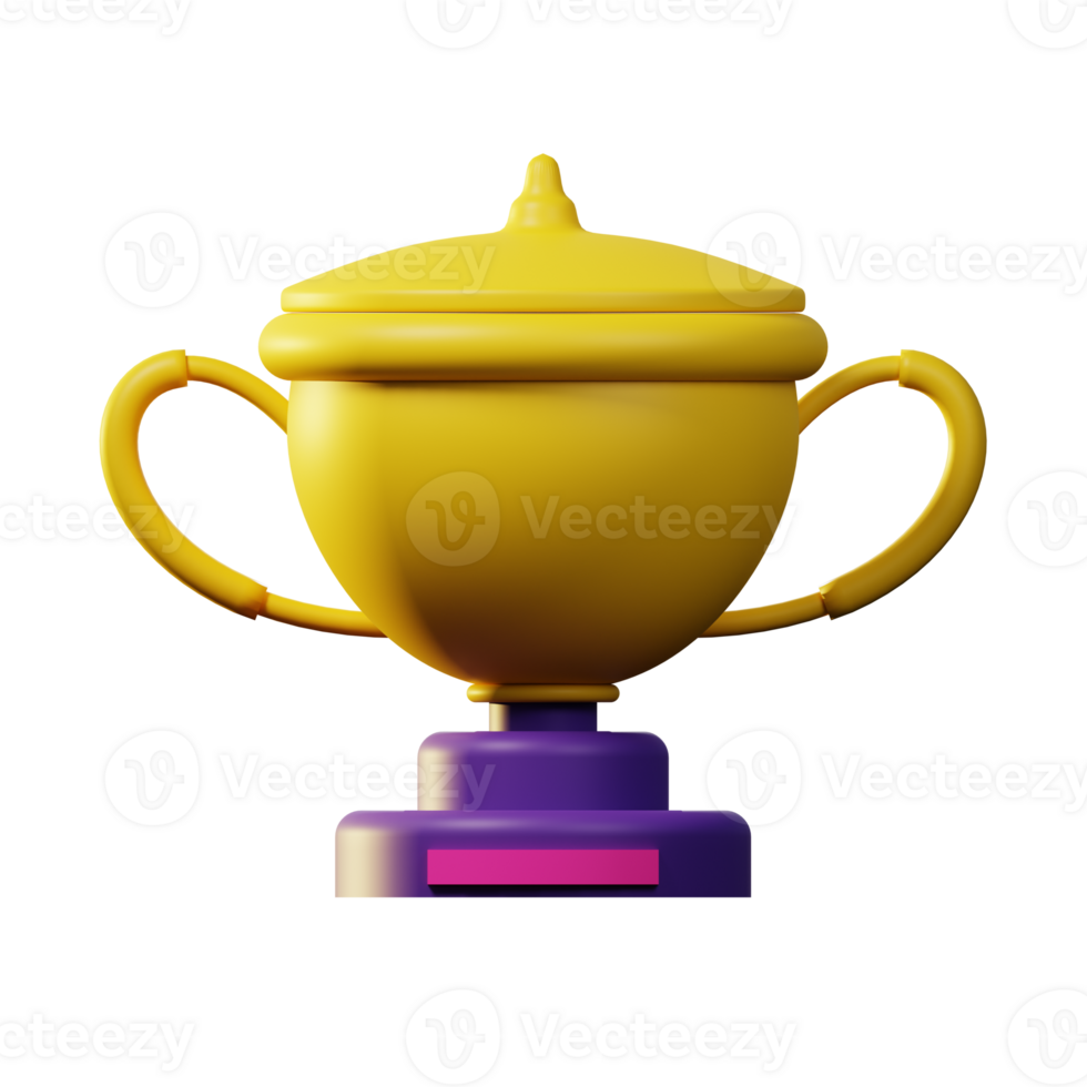 3d icon trophy. business png