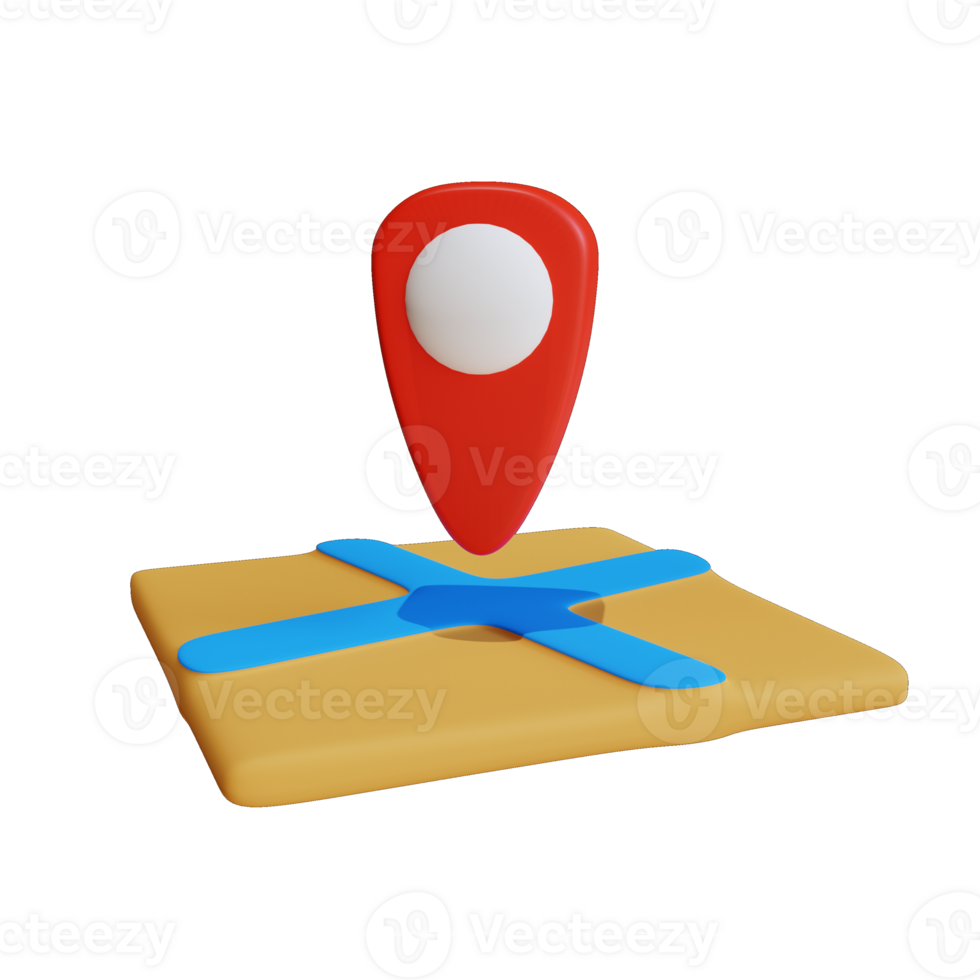 3d icon pin location png