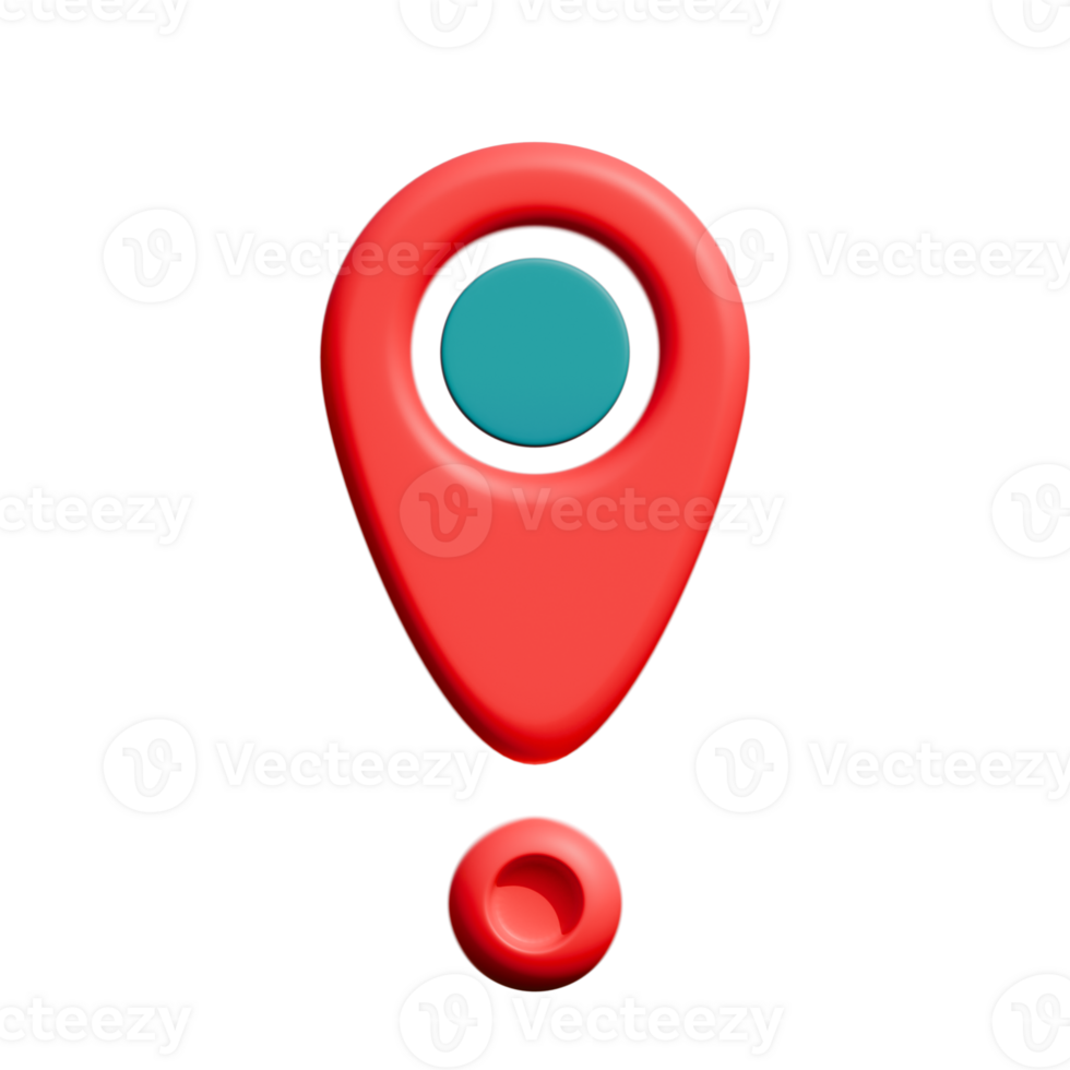 3d icon pin location png