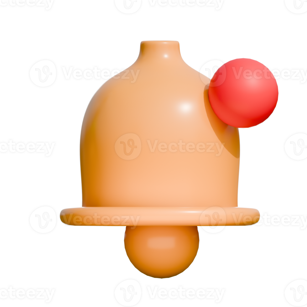 3d icon new notification png
