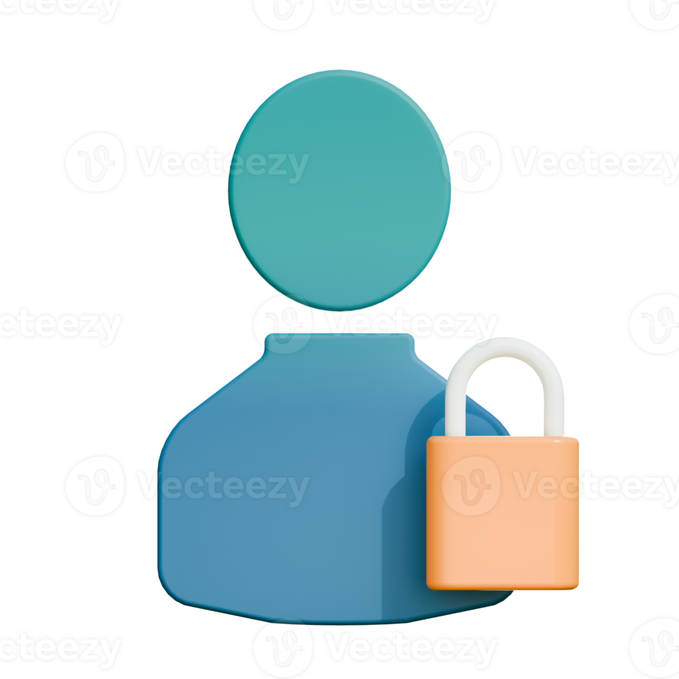 3d icon private account png
