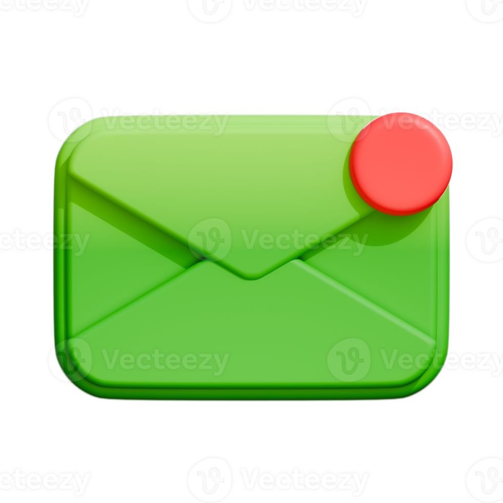 3d icon message notificar tion png