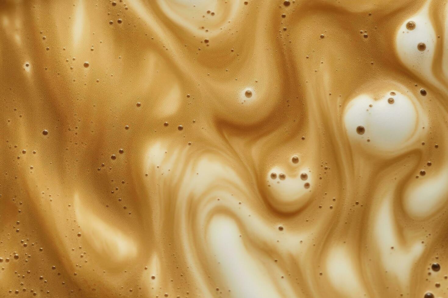 AI generated Coffee foam texture. AI Generated photo