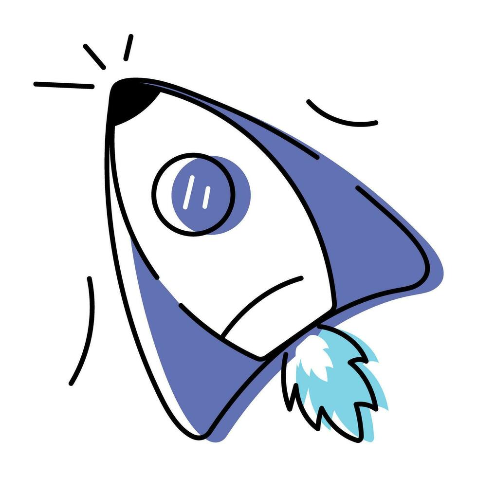 Cursor Controls Hand Drawn Icon vector