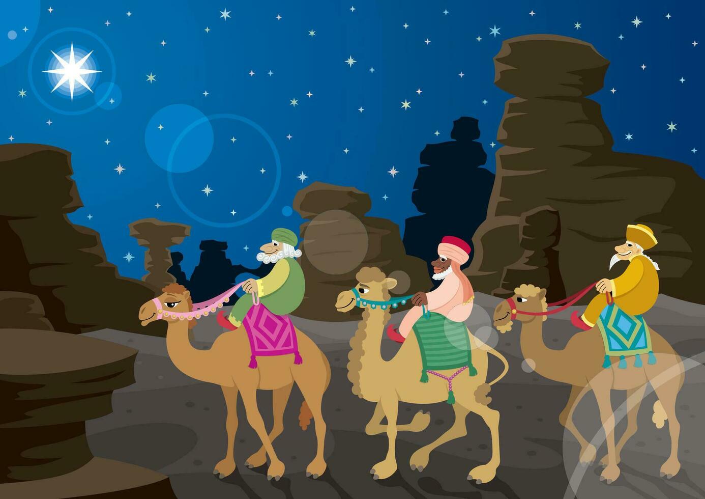 Three Wise Men vector