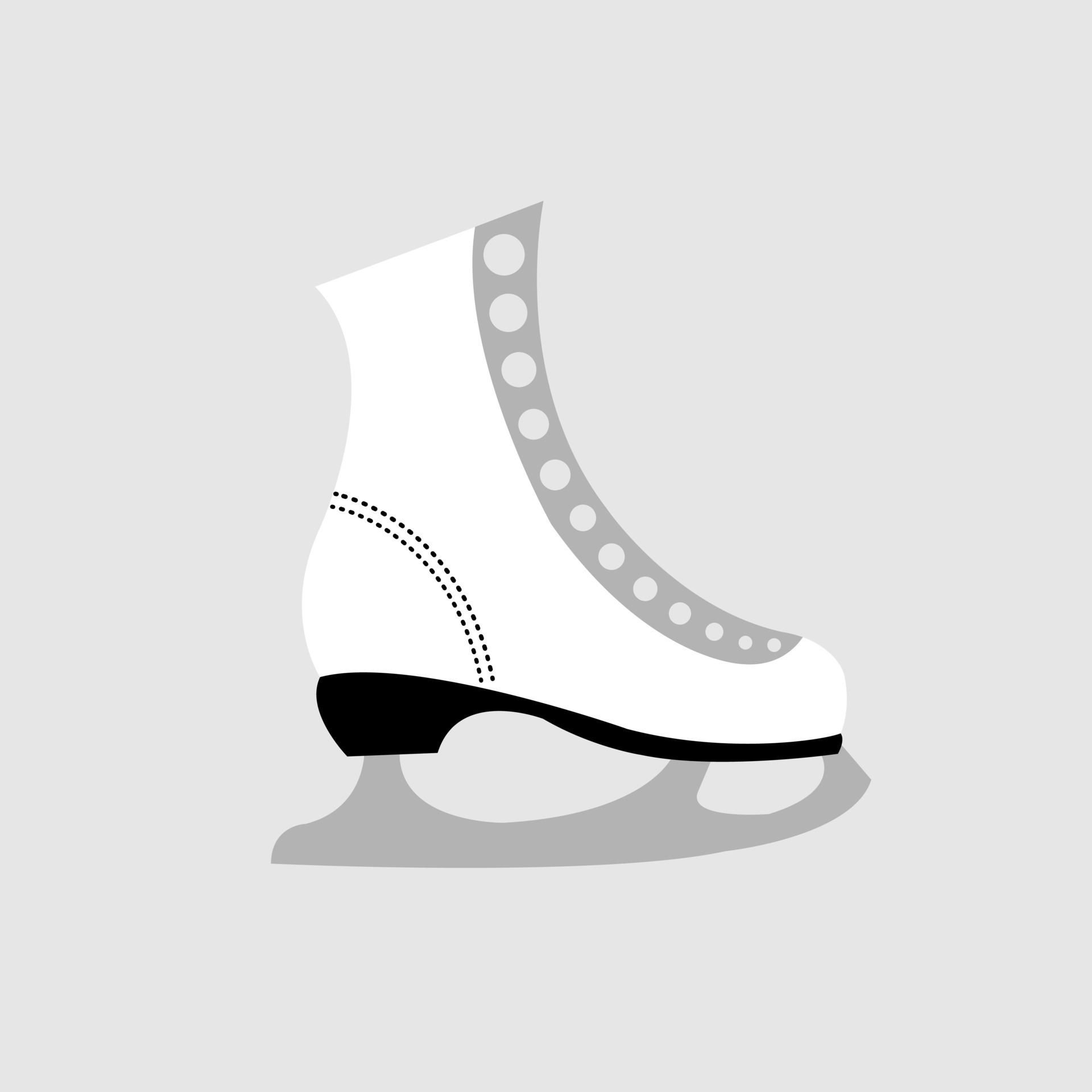 Skates icon vector. Ice Skate illustration sign. Figure skating symbol or logo. 35235635 Vector