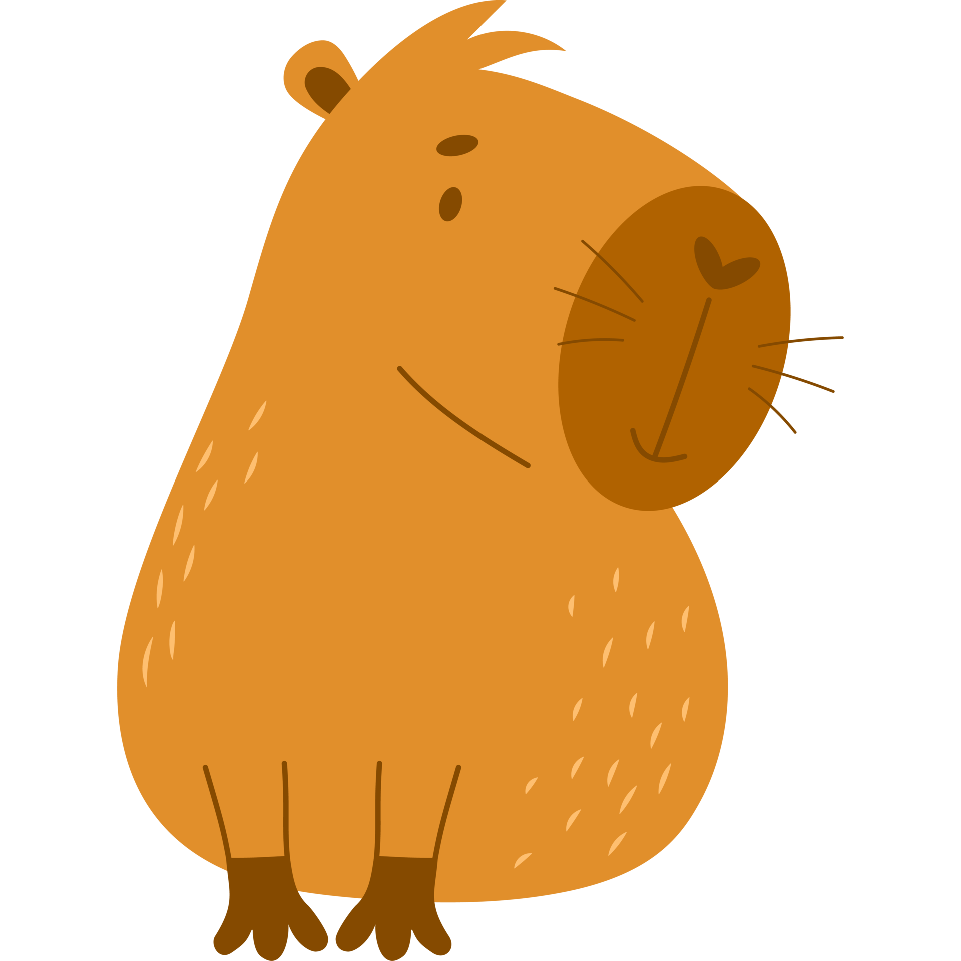 capybara animal rodent 35236297 PNG