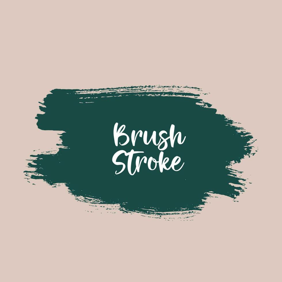 Modern watercolor brush stroke grunge design illustration vector