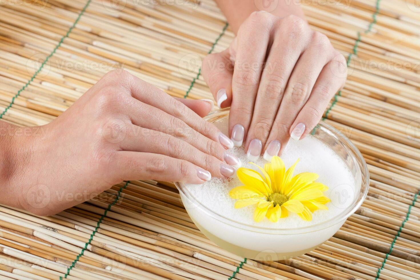 Woman nail care photo