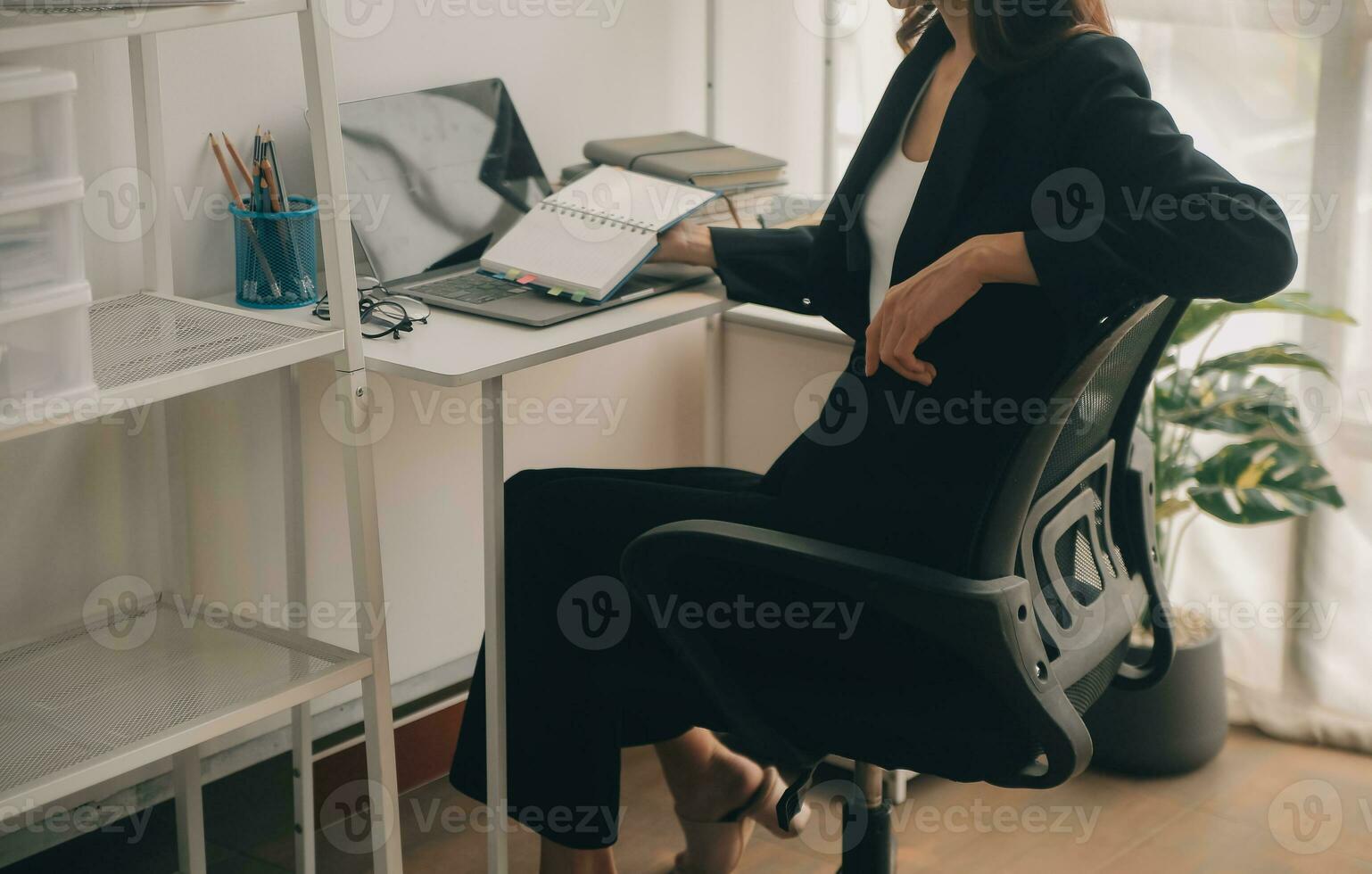 Business Documents, Auditor businesswoman checking searching document legal prepare paperwork or report for analysis TAX time,accountant Documents data contract partner deal in workplace office photo