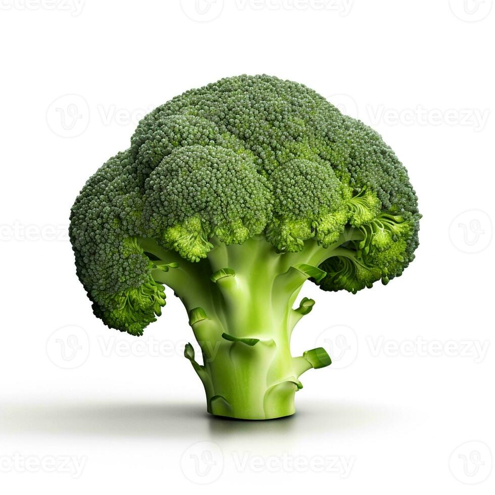 ai generado foto de Fresco verde brócoli vegetal.