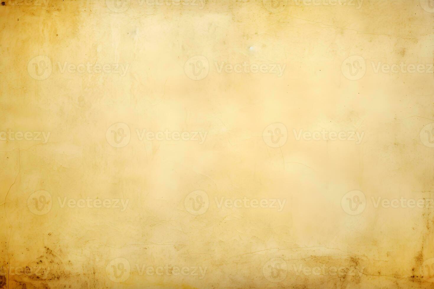 AI generated pale old yellow paper texture background photo