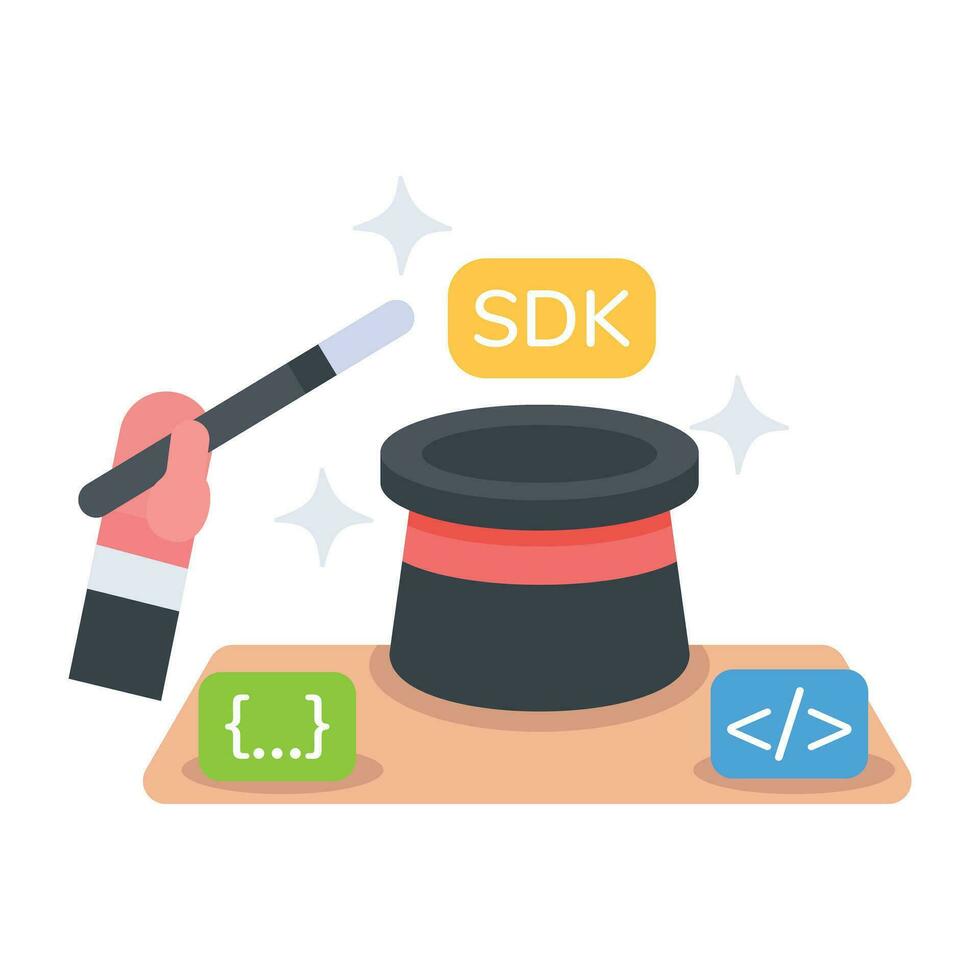 Trendy Programming Magic 35238616 Vector Art at Vecteezy