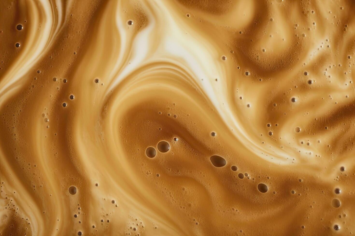 AI generated Coffee foam texture. AI Generated photo