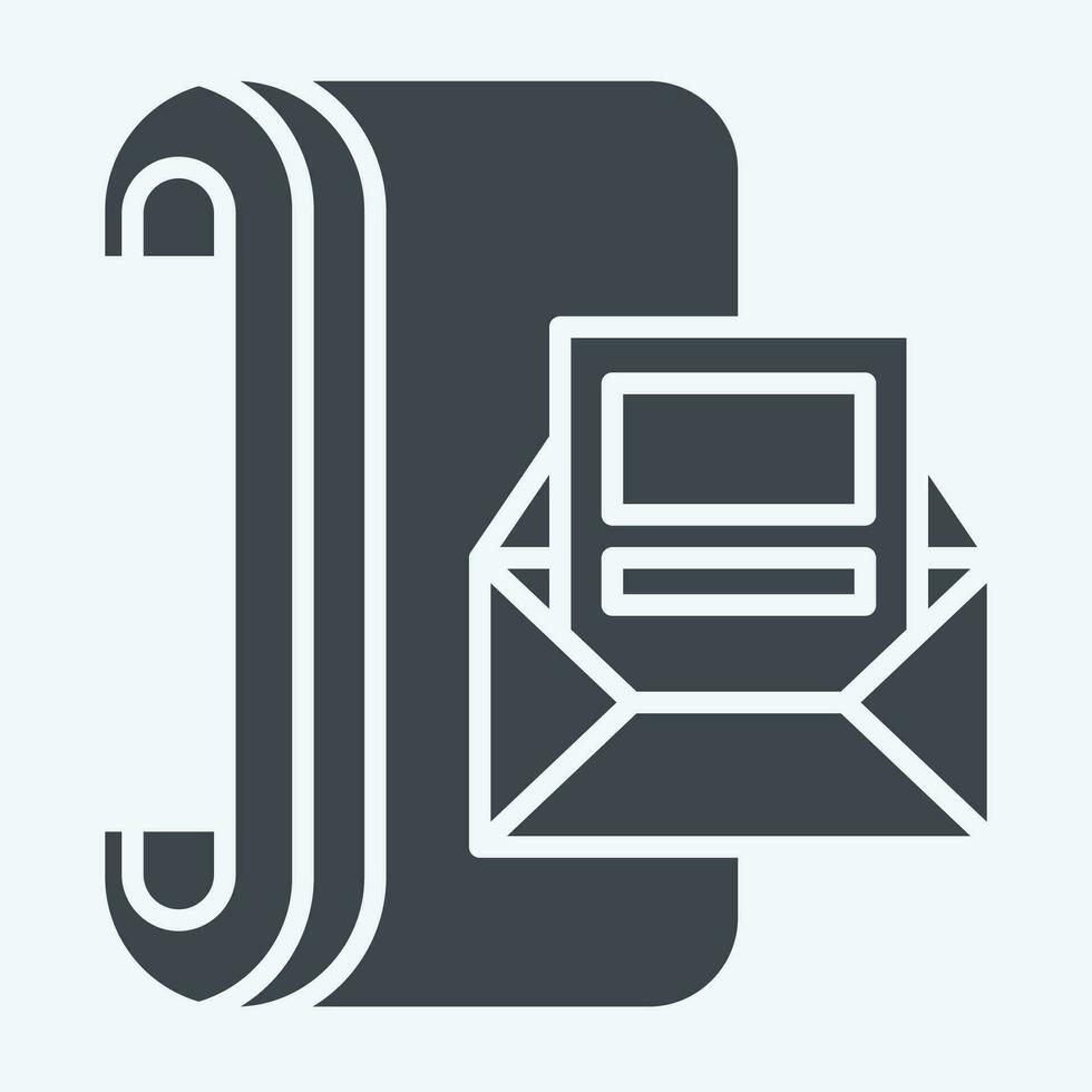 Icon Flexible Wearables. related to Future Technology symbol. glyph style. simple design editable. simple illustration vector