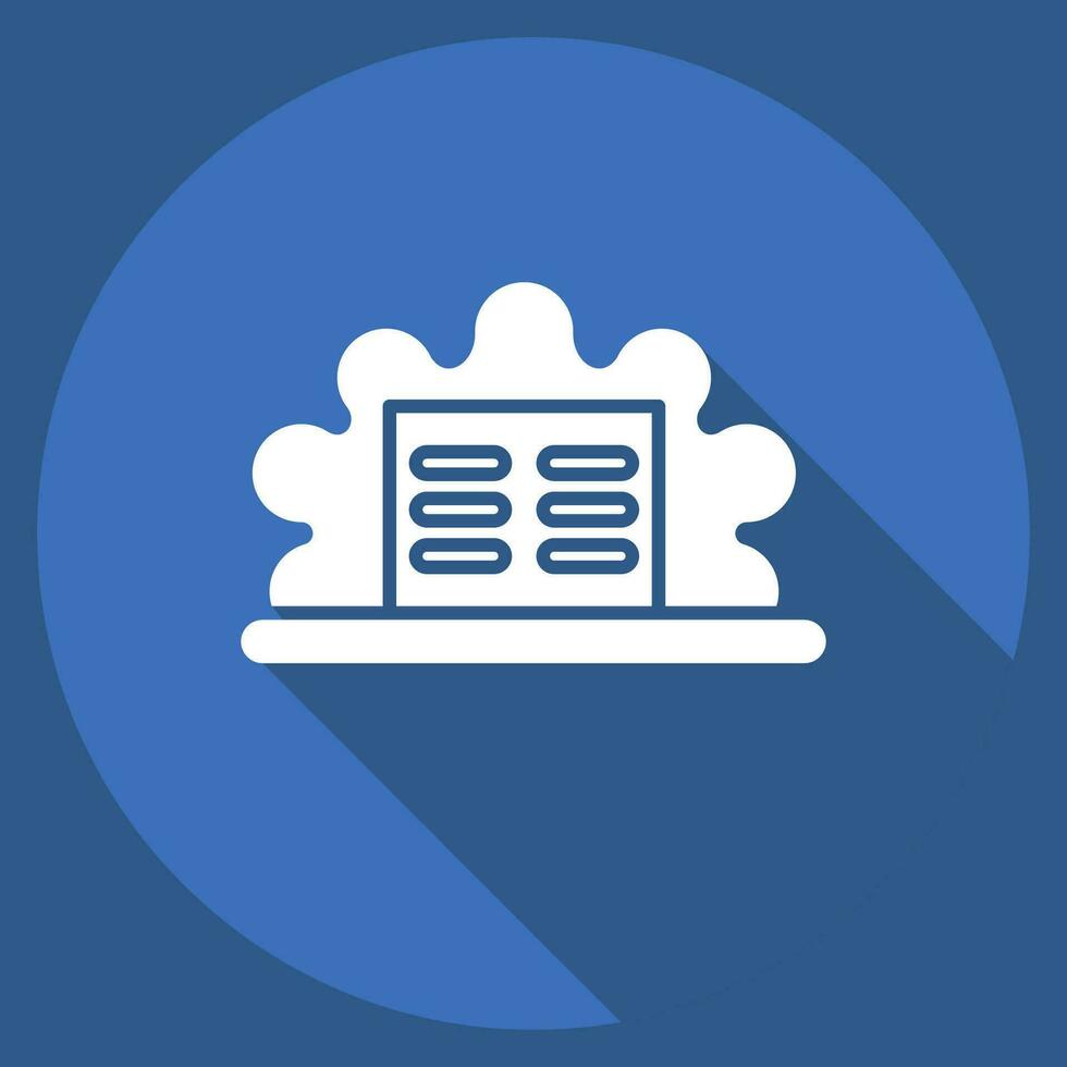 Icon Prompt. related to Theatre Gradient symbol. long shadow style. simple design editable. simple illustration vector