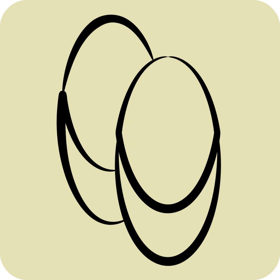 Icon Shoes. related to Theatre Gradient symbol. hand drawn style. simple design editable. simple illustration vector