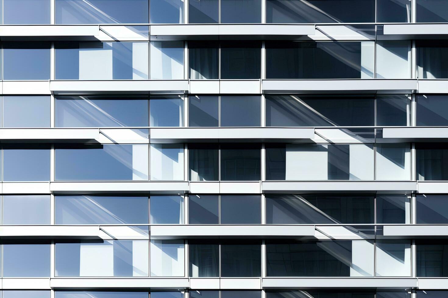 AI generated Abstract Architecture and modern facade. AI Generated photo