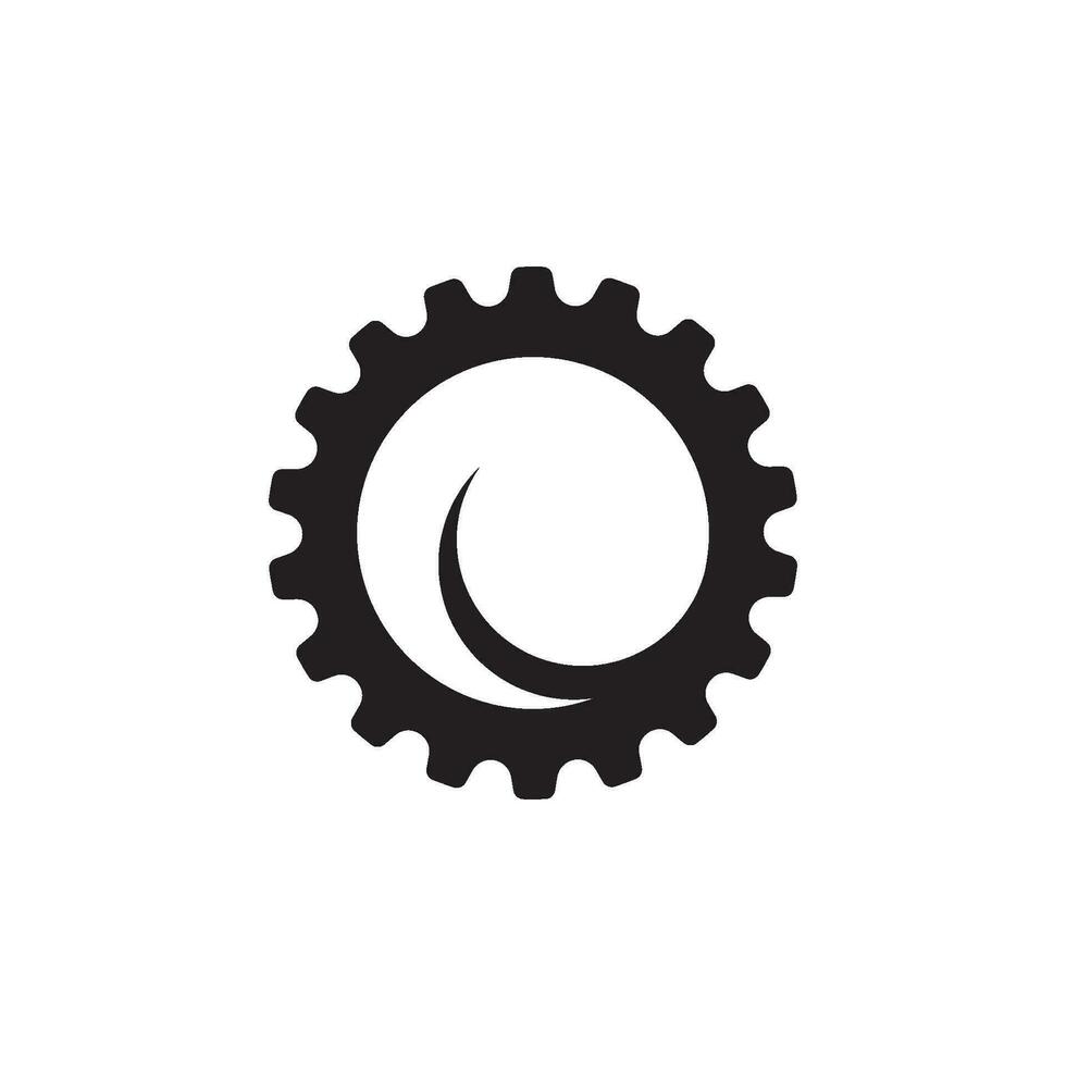 Gear vector icon illustration design