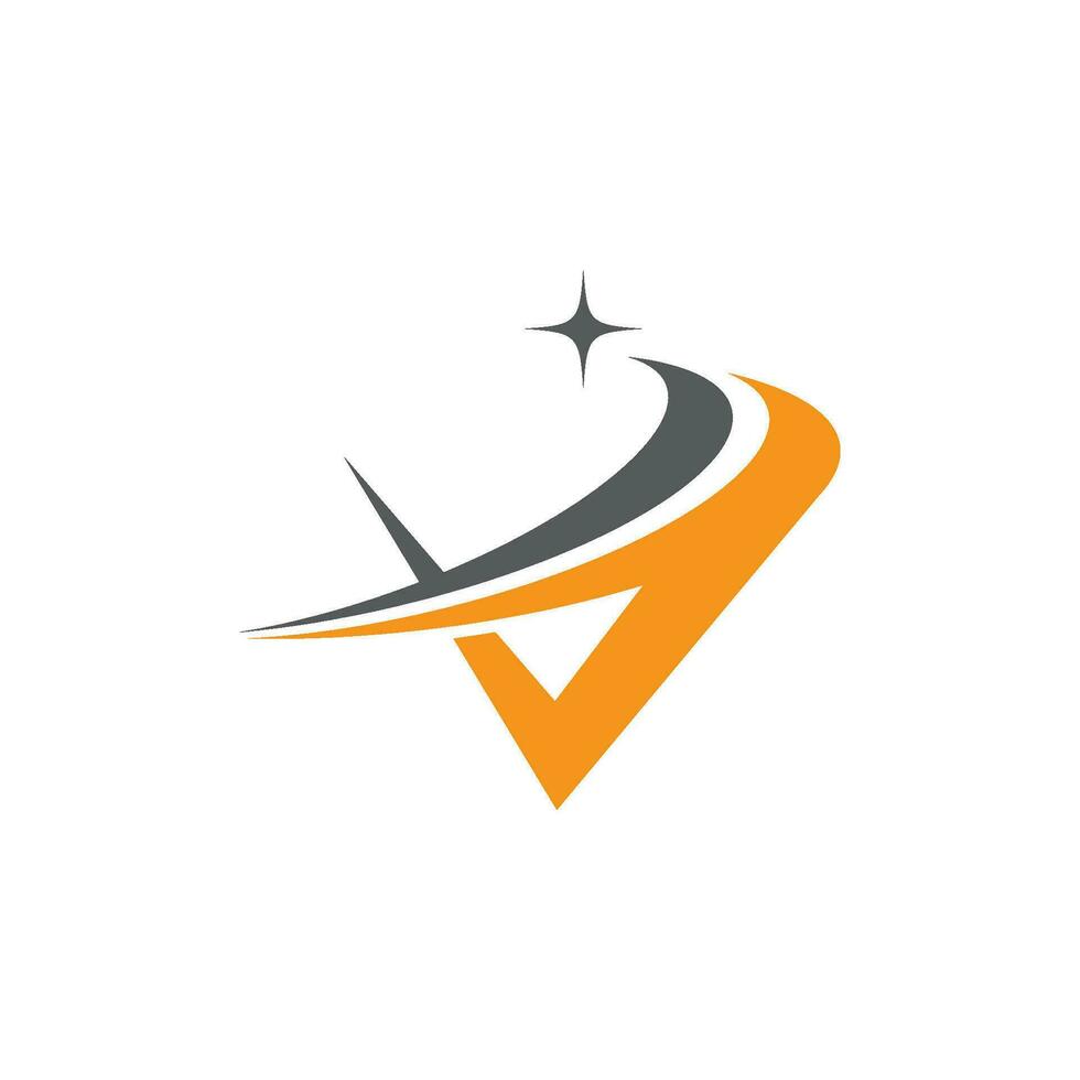 V Letter Logo Template vector