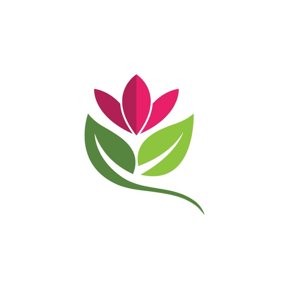 logotipos de la ecología de la hoja del árbol verde vector