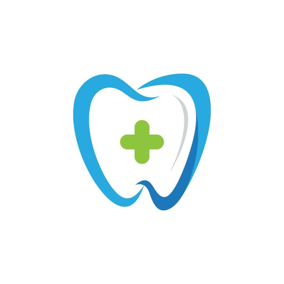 Ilustración de vector de plantilla de logotipo dental