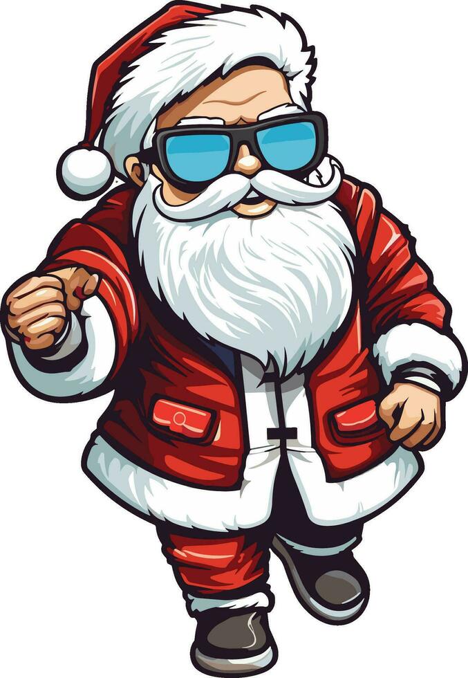 Cool Santa Illustration vector