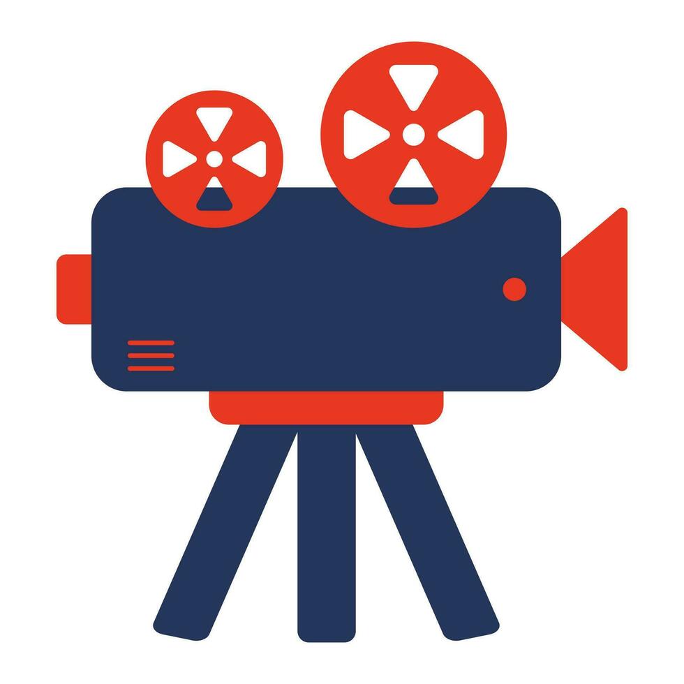 Cinema projector icon. Vector illustration