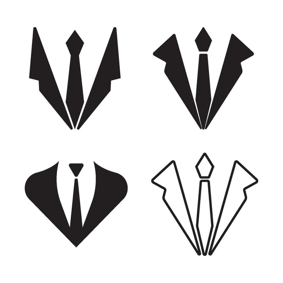 diseño de icono de corbata vector