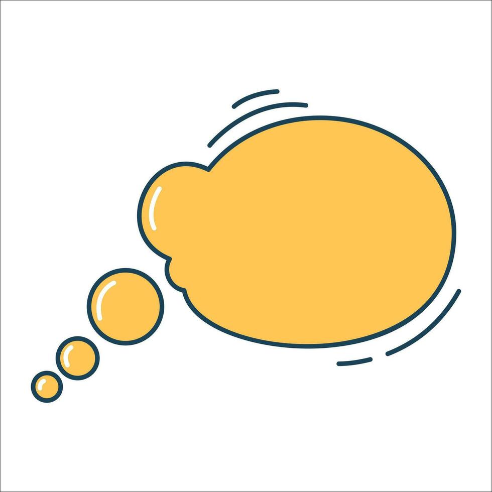 Speech bubble icons. Graphic resources about Talk bubble. Blank cloud speech bubble. vector