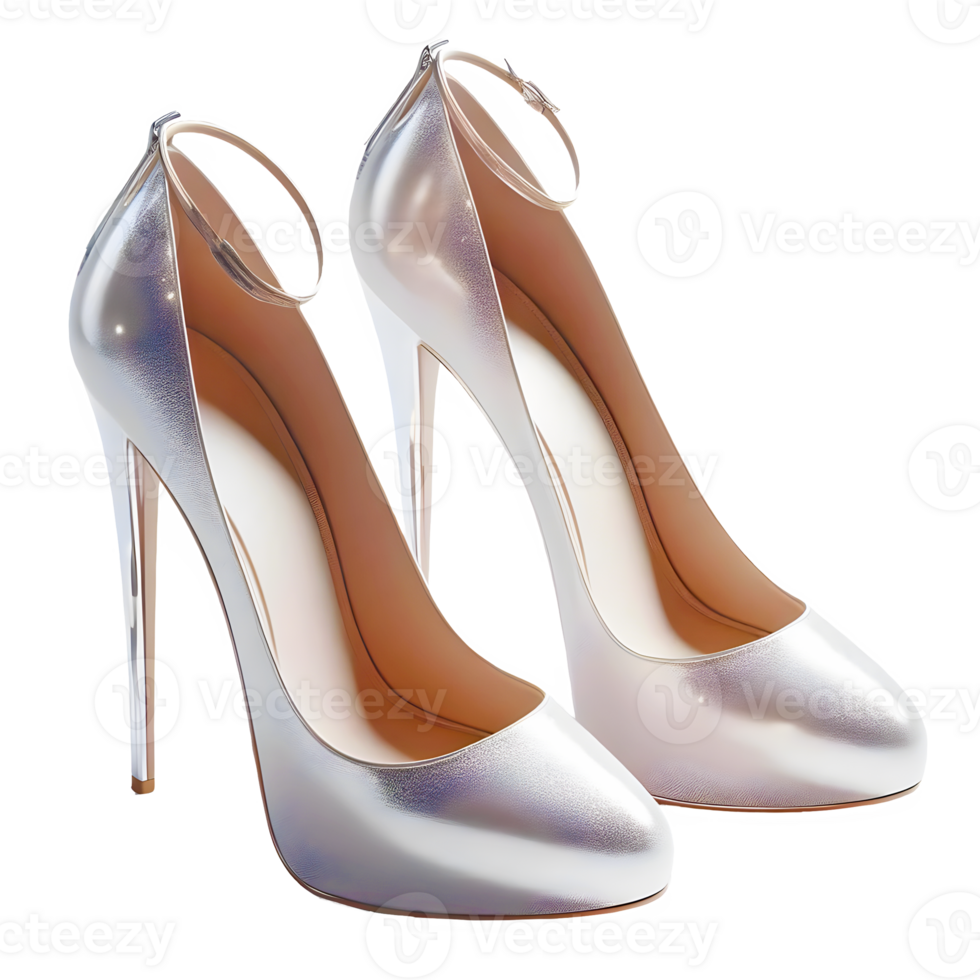 AI generated heel shoes isolated on transparent background png