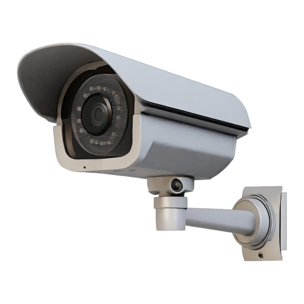 ai generiert Serie von Kamera cctv isoliert auf transparent Hintergrund png