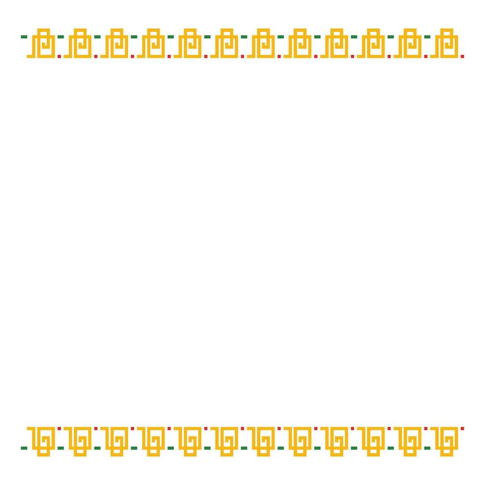 Kwanzaa Frame Element Collection set vector