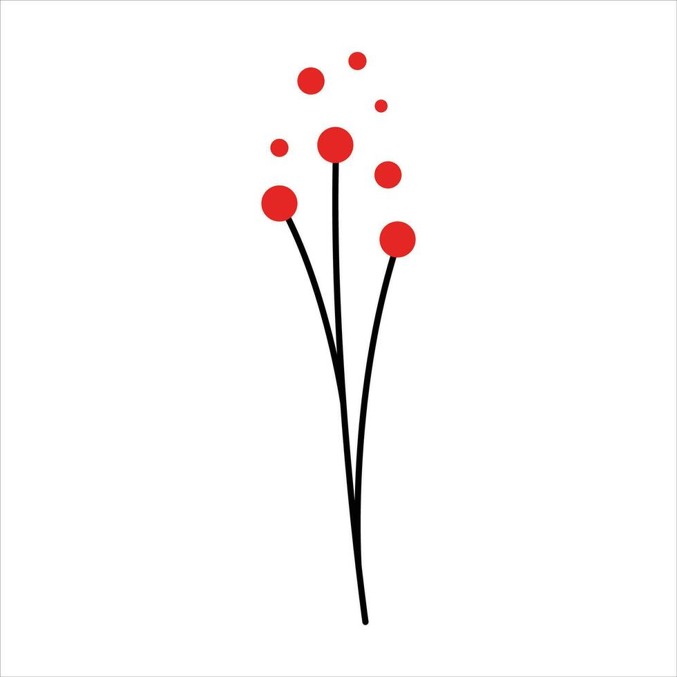 Kwanzaa Flower Element Collection set vector