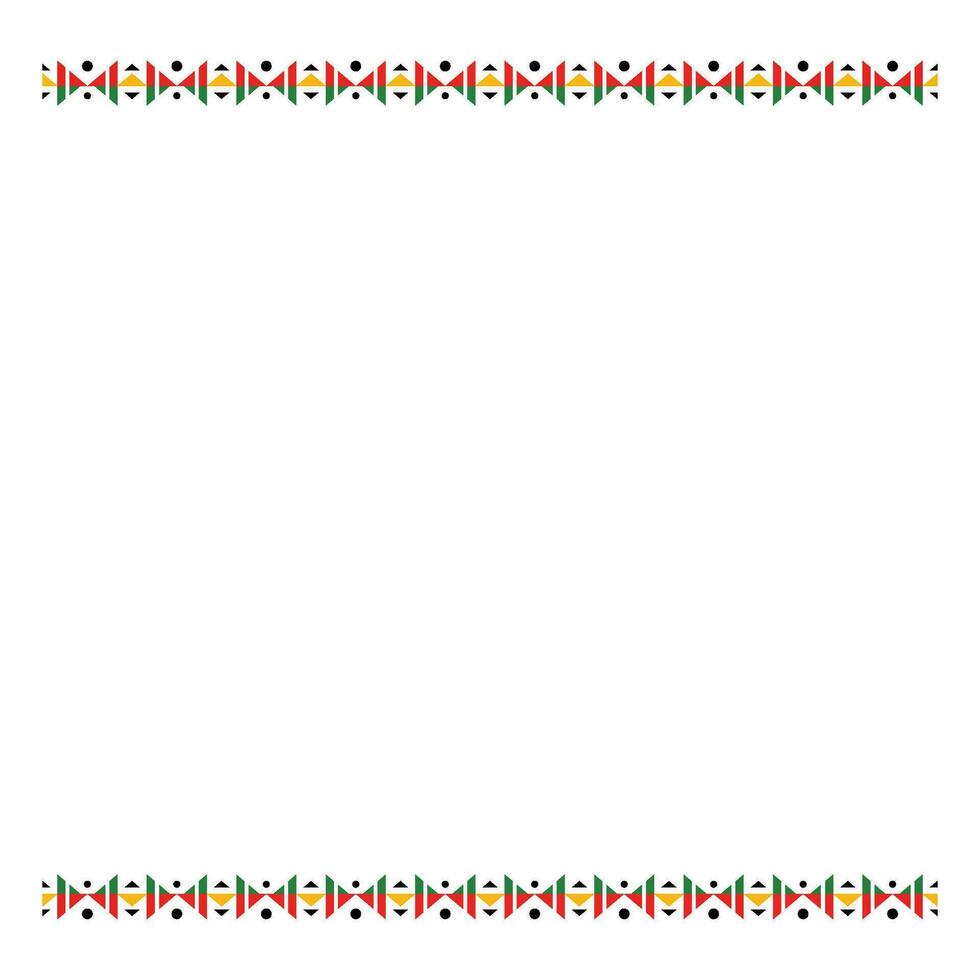 Kwanzaa Frame Element Collection set vector