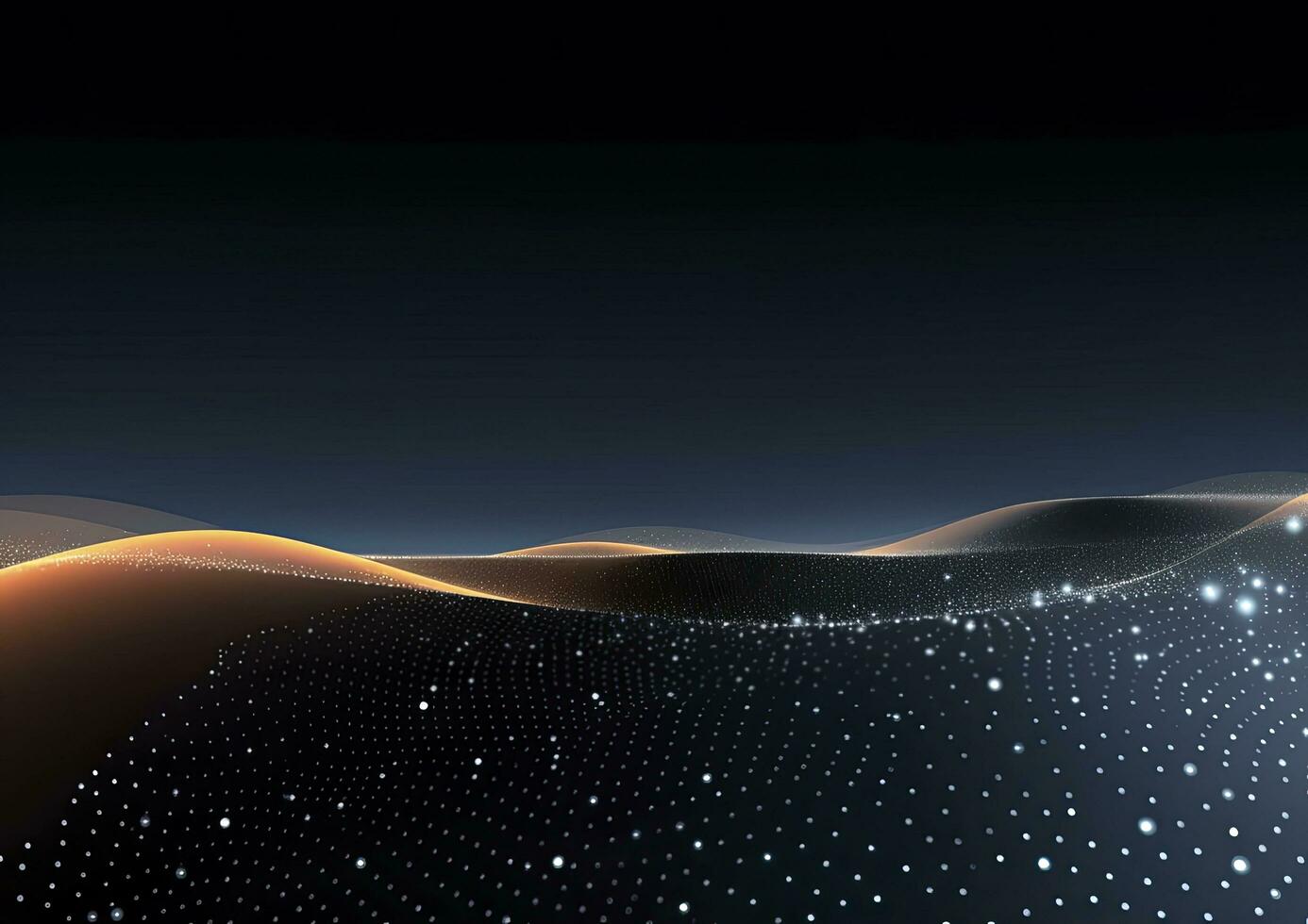 AI generated Abstract Particle Background. AI Generated. photo