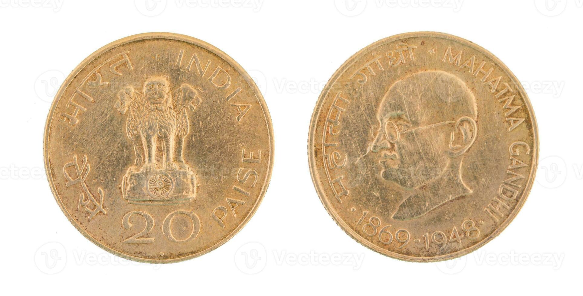 indio antiguo moneda o indio moneda en blanco antecedentes foto