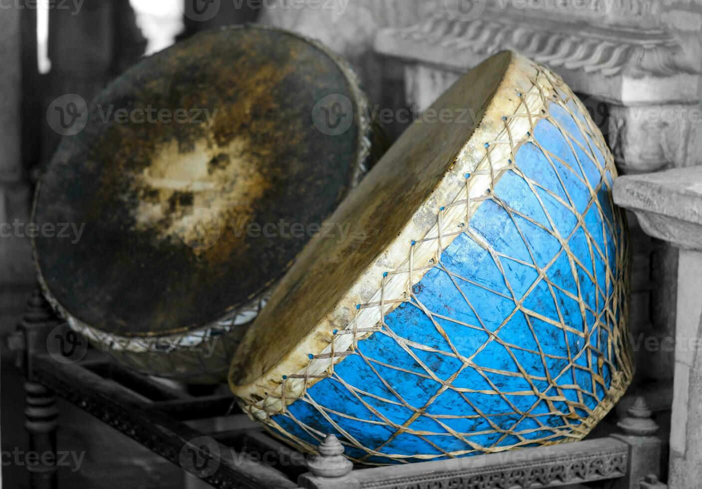 Vintage Musical Instrument Nagada Dhol photo