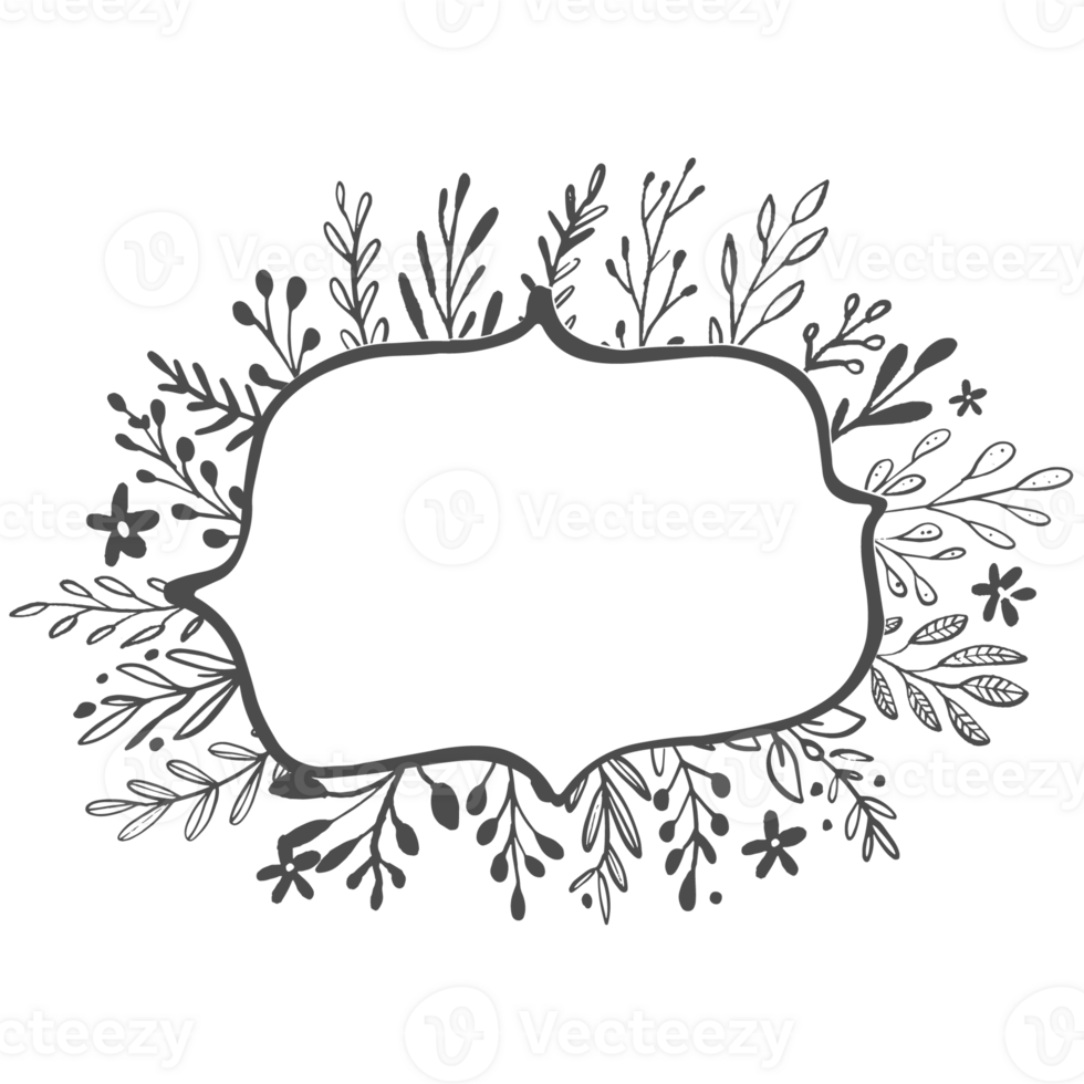 Sketche collection of woodland line. png