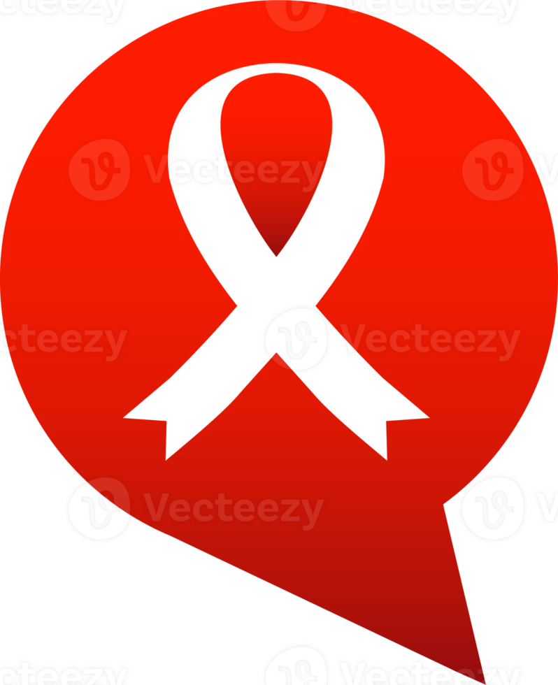 red aids ribbon icon png