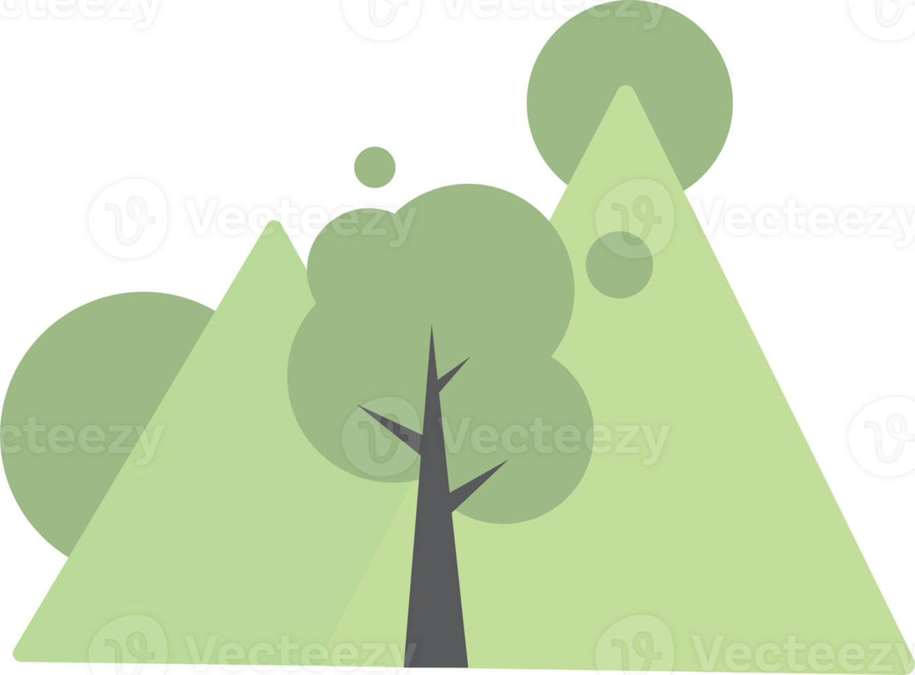 green tree icon png