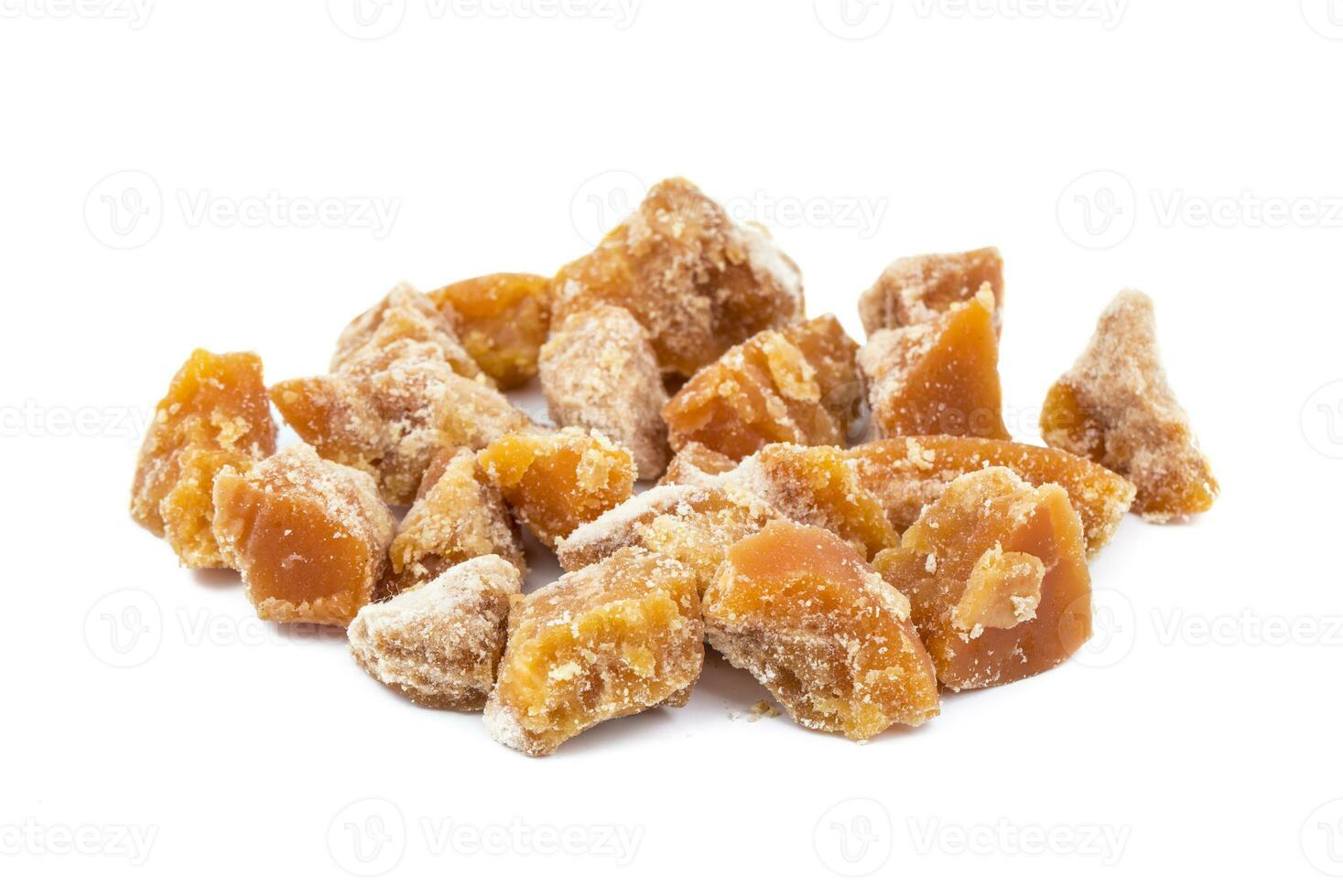 Group of jaggery on White Background photo
